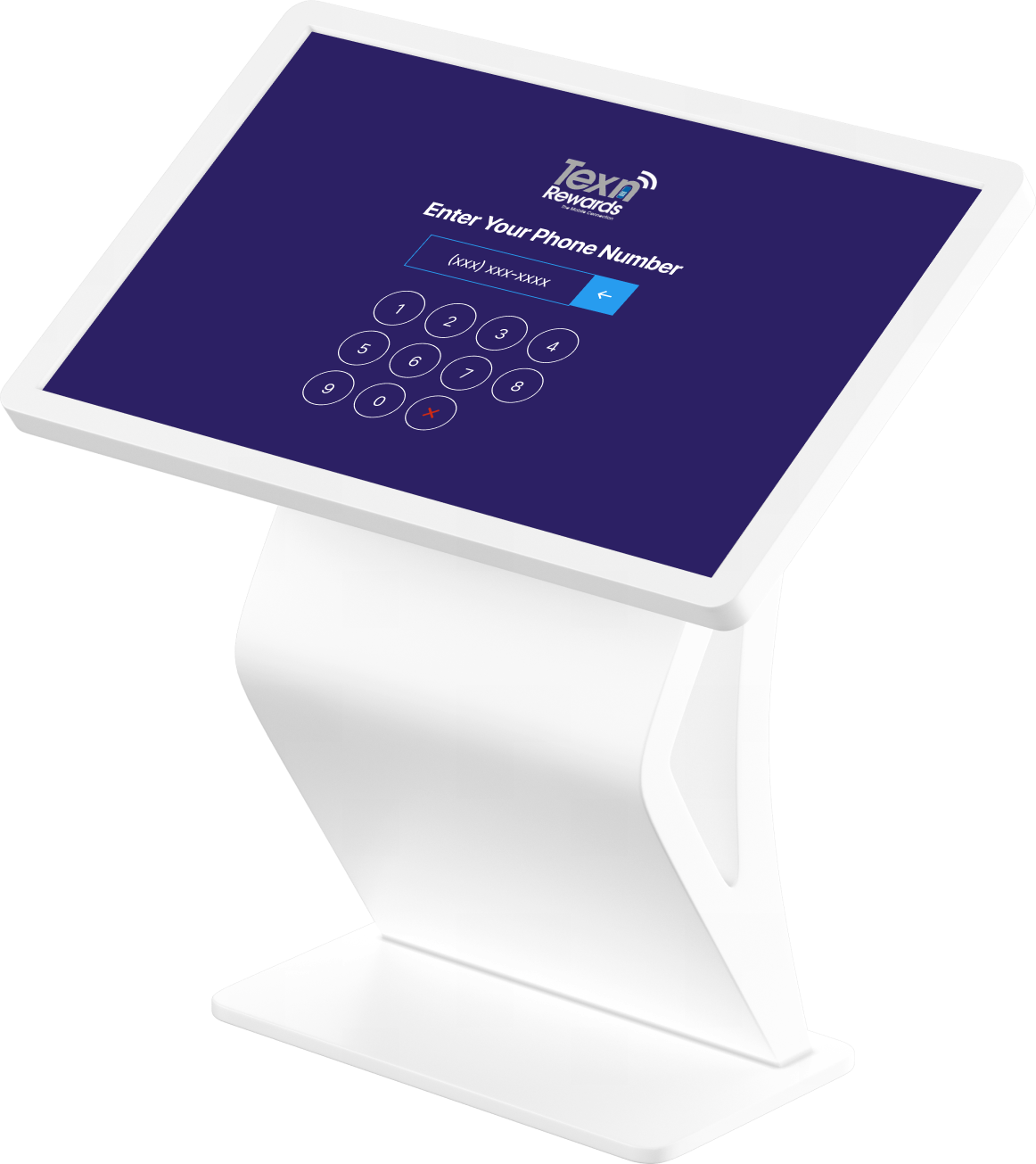 Texn Rewards Check-In Kiosk